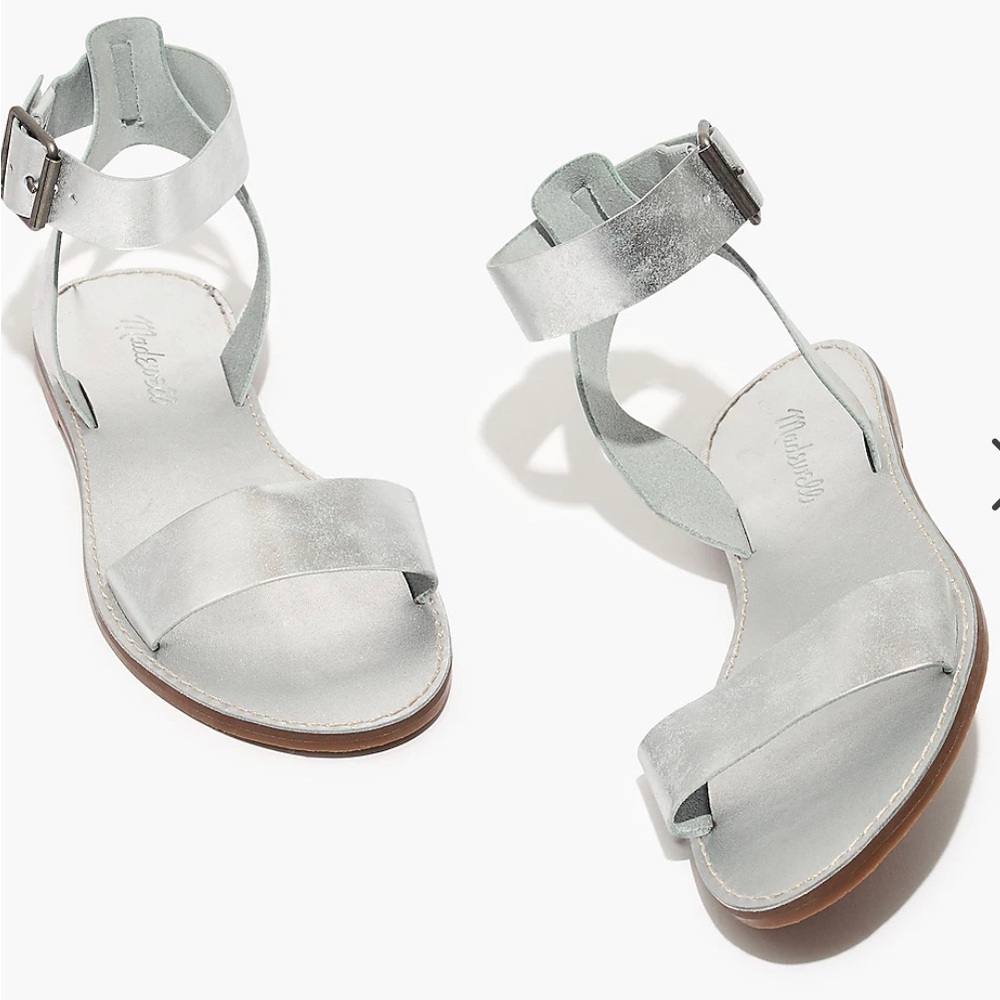 NWOT MADEWELL The Boardwalk Ankle Strap Sandals